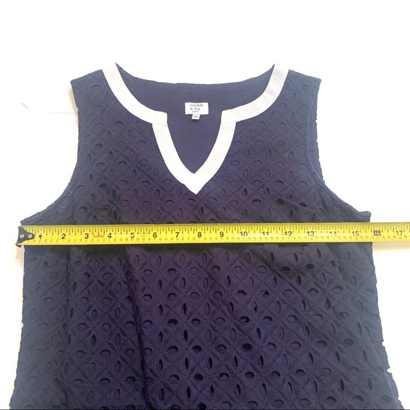 Crown & Ivy Navy Lace Dress w/ pockets - Picture 6 of 7